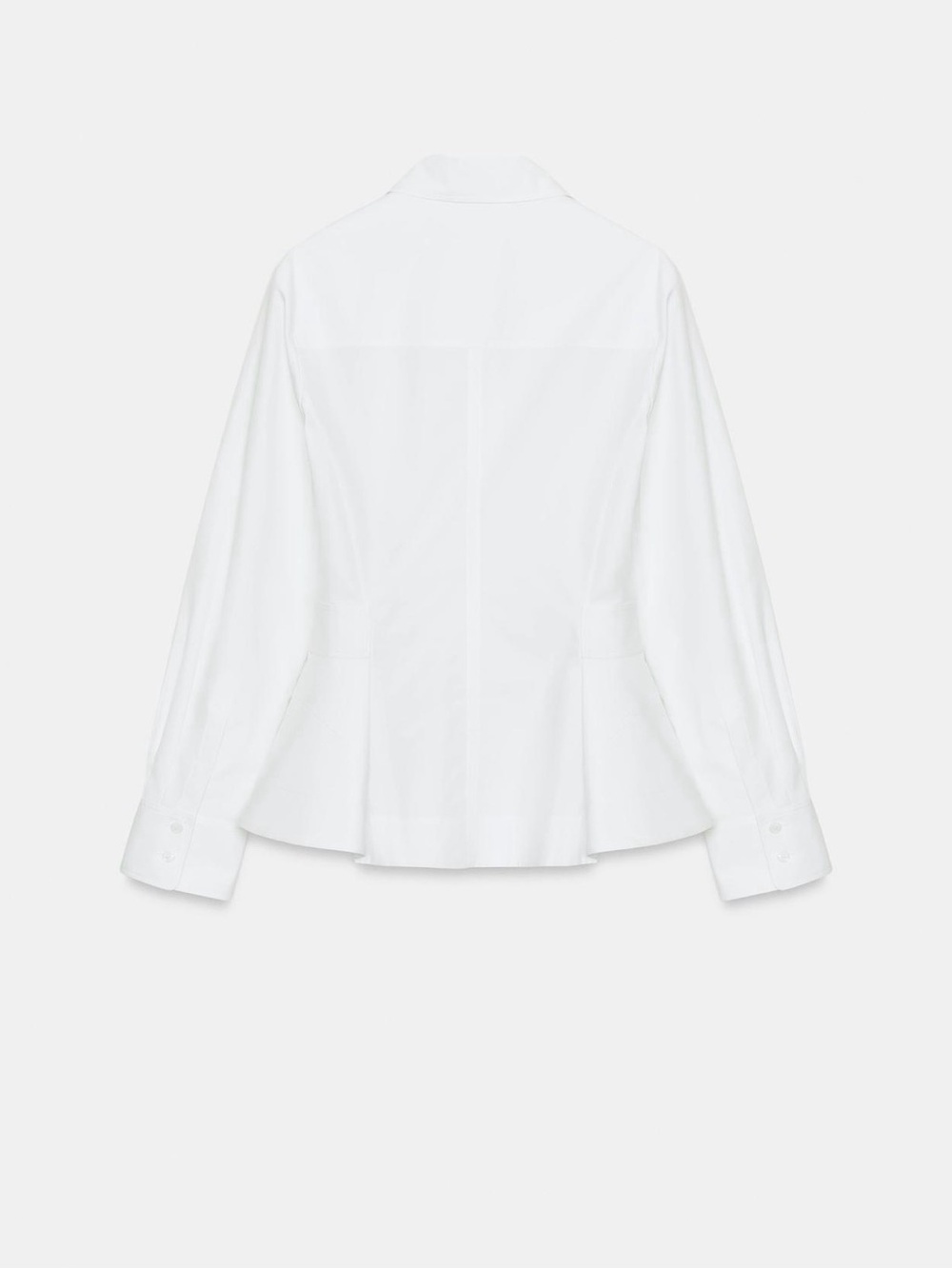 ❗️BUY NOW-WILL BE REMOVED on 9/3❗️ZARA ZW COLLECTION PEPLUM POPLIN SHIRT - Picture 8 of 9